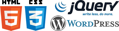 HTML5,CSS3,jQuery,WordPress